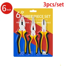 Versatile Multi - Pliers Set: Wire, Needle Nose, and Diagonal Pliers for DIY and Workshop Projects (Set)
