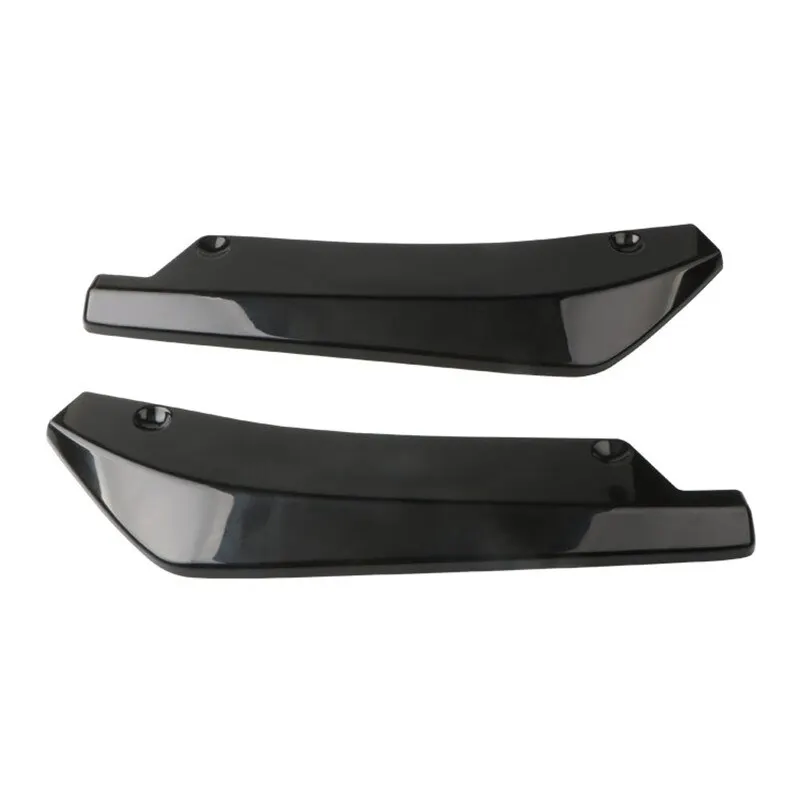 2pcs Car Surround Carbon Fiber Rear Package Corner Anti Collision Universal Exterior Modification Accessories Rear Spoiler
