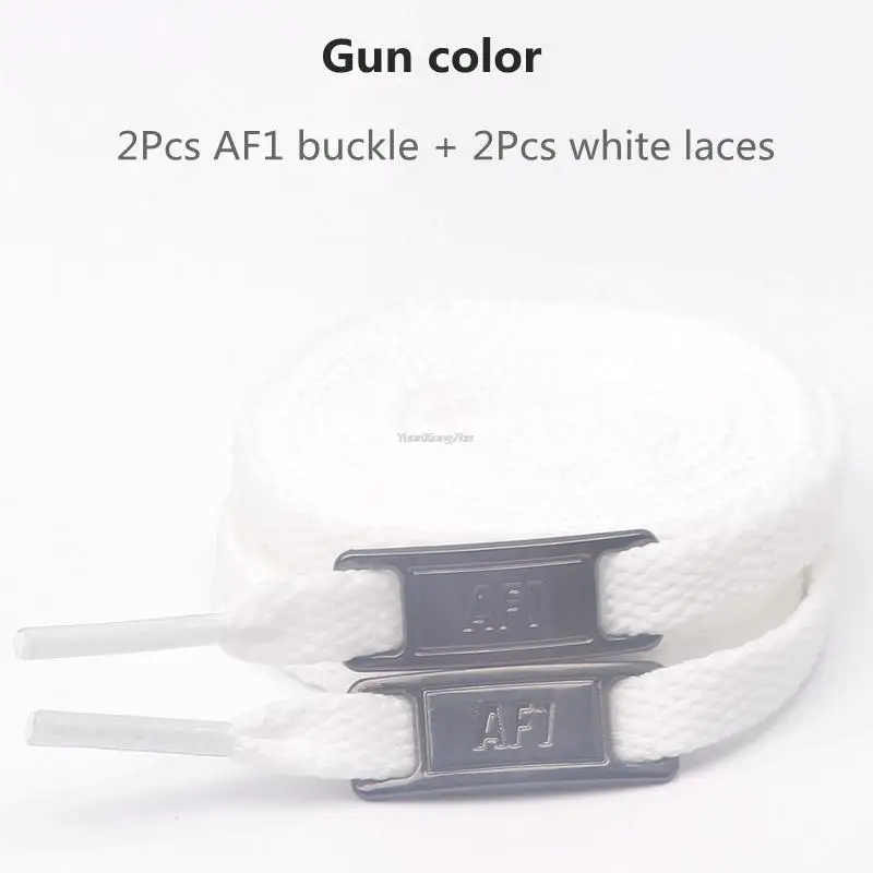 AF1 Shoelaces White Flat Laces Air Force One Shoe Decoration 25