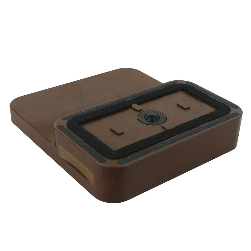 다크 브라운 타입 포드 진공 플레이트, Biesse Rover Point to Point CNC 가공 센터 기계용, 1/2 크기, 132*75*29mm, 1PC
