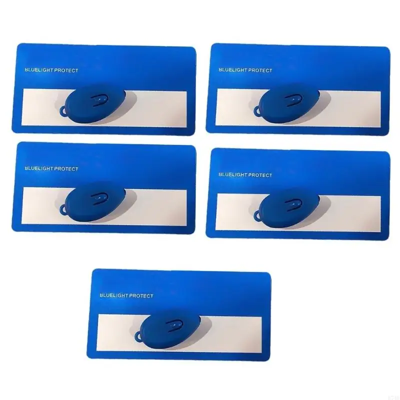 Professional Anti-Blue Light Tester Card,Including Anti-Blue Light Cards and Blue Generators for Eyeglasses Tester