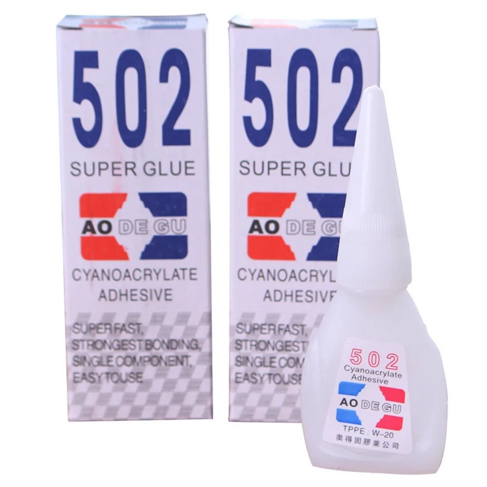 

5pcs 502 Super Glue Instant Cyanoacrylate Universal Adhesive Strongest Bonding Fast Repair Tool Strong Crafts Repair Quick Dry