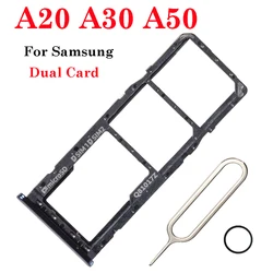 Enhanced Dual Micro SD SIM Card Tray Holder Reader Slot Replacement (Black)