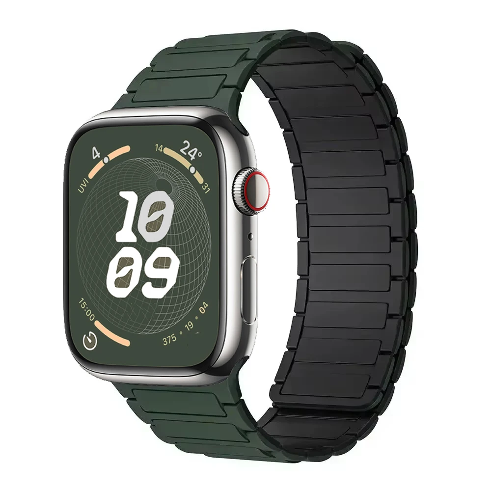 Premium Sports Silicone Magnetic Watch Strap Bracelet