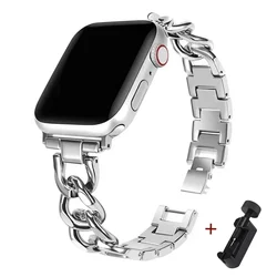Elegant Gold Stainless Steel Women's Bracelet Watch Band - 42mm (Silver)