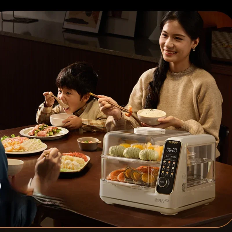 Supor Electric Steamer Multi-functional Household Multi-layer Large-capacity Fully Automatic Intelligent Reservation 5