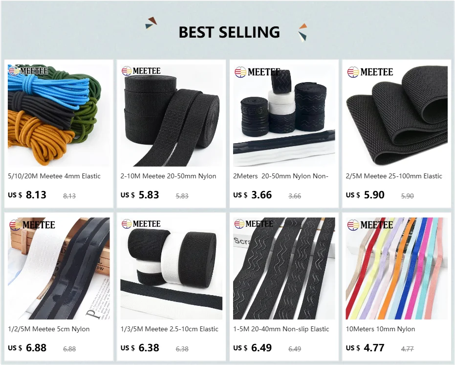 2/5 Meter 20–50 mm Nylon-Gummibänder, Hose, Taille, Gummiband, Unterwäsche, Gürtel, Gummibänder, Gurtband, DIY-Kleidung, Nähzubehör – Detail 1