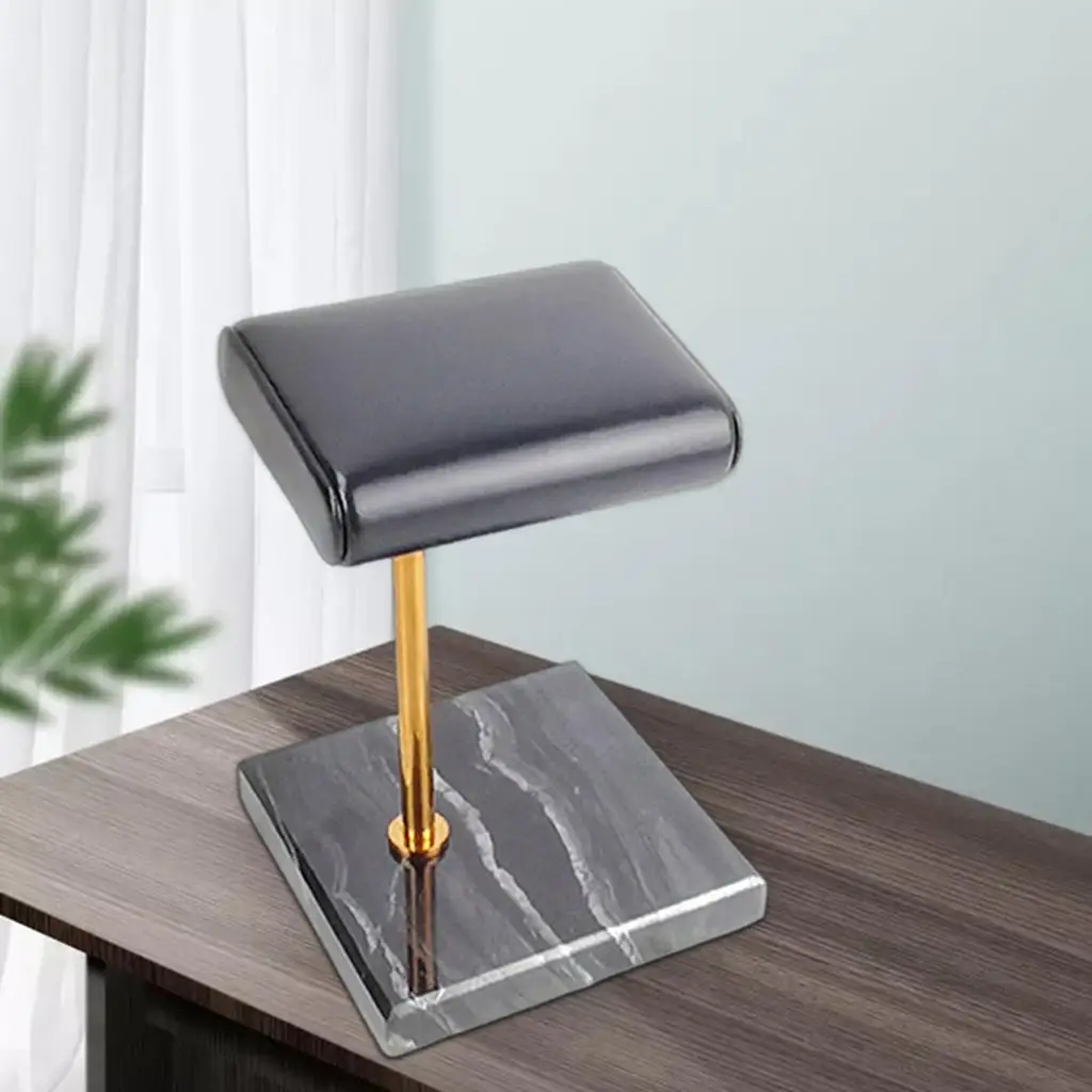 منظم مجوهرات جلدي ورخامي، عرض ساعات فاخر، علبة قائ...