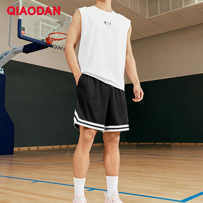 QIAODAN Sports Vest for Men 2024 Comfortable Sweat Absorption Athletic Breathable Loose Casual Sleeveless T-shirts XVS23241162