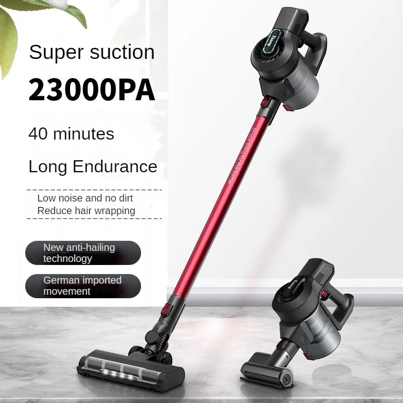 Déterminer l'aspirateur sans fil 23kPa aspiration injuste 200W moteur de  grande puissance éclairage LED 40 minutes d'autonomie nettoyeur de tapis  pour la maison - AliExpress