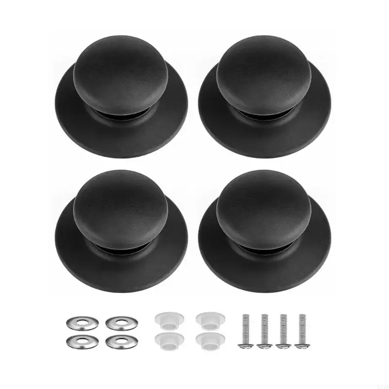 4pcs Easy Installion Designs Knobs for Replacing Broken Pot Lid Handles 203F