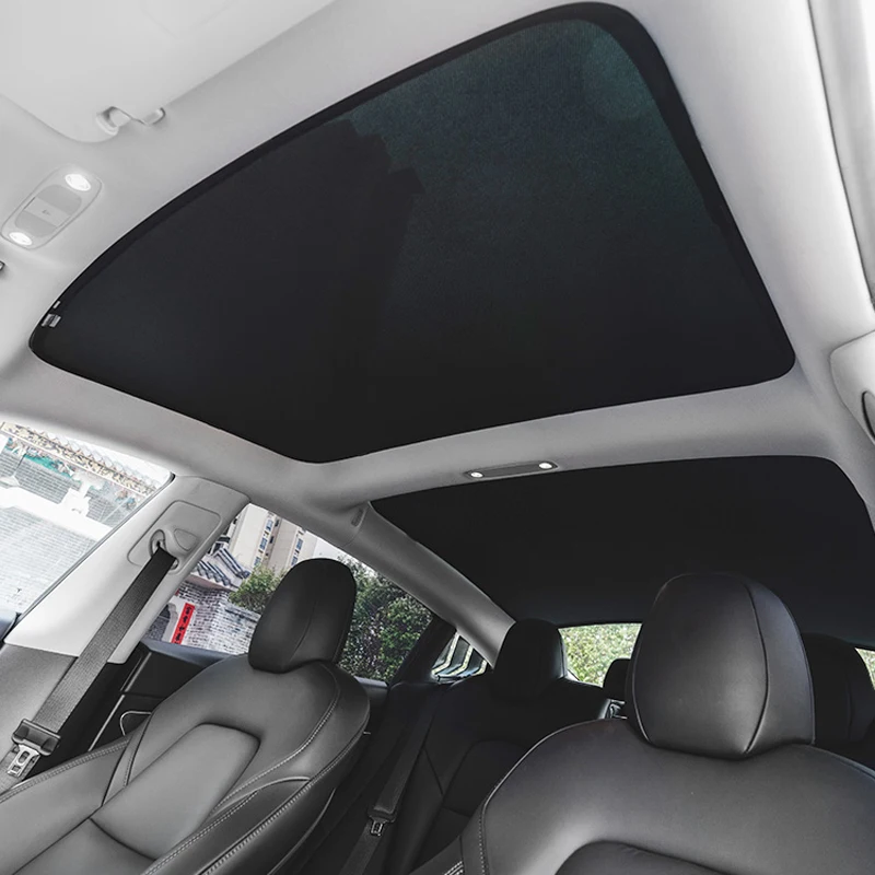 Car Sunroof Sunshade For Tesla Model 3+ Highland Glass Sun Roof Shade Skylight Blind Shading Front Rear Sunroof Accessories
