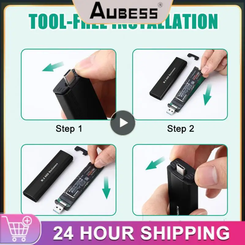 M2 Ssd Case Nvme Usb Tipo C Gen2 10Gbps Pcie Ssd Enclosure M.2 Nvme Enclosure M.2 Sata Ngff 6Gbps Solid State Drive Case