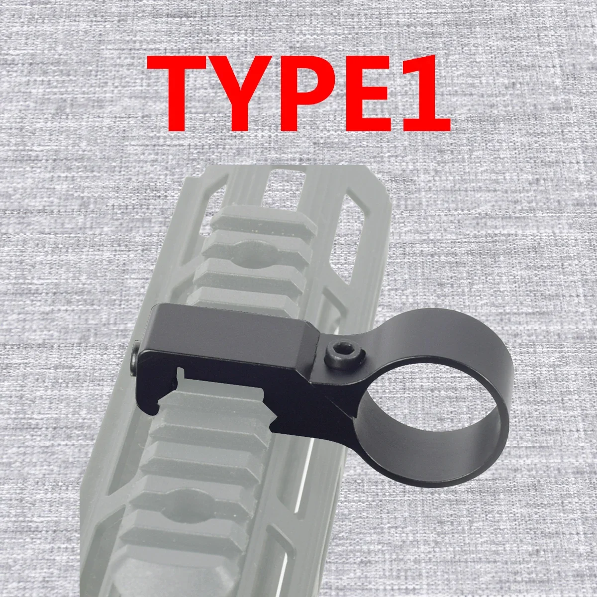 Tactical 25mm Offset Scope Mounts Flashlight Torch Mounts For 20mm Standard Picatinny Rail