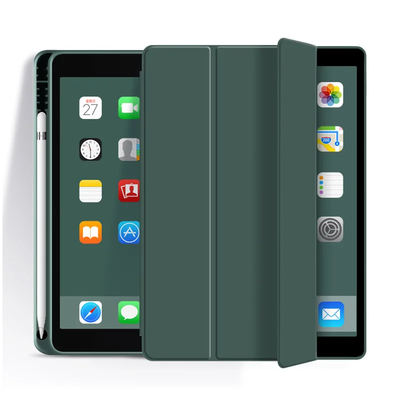 Slim Magnetic Stand Case with Pencil Holder