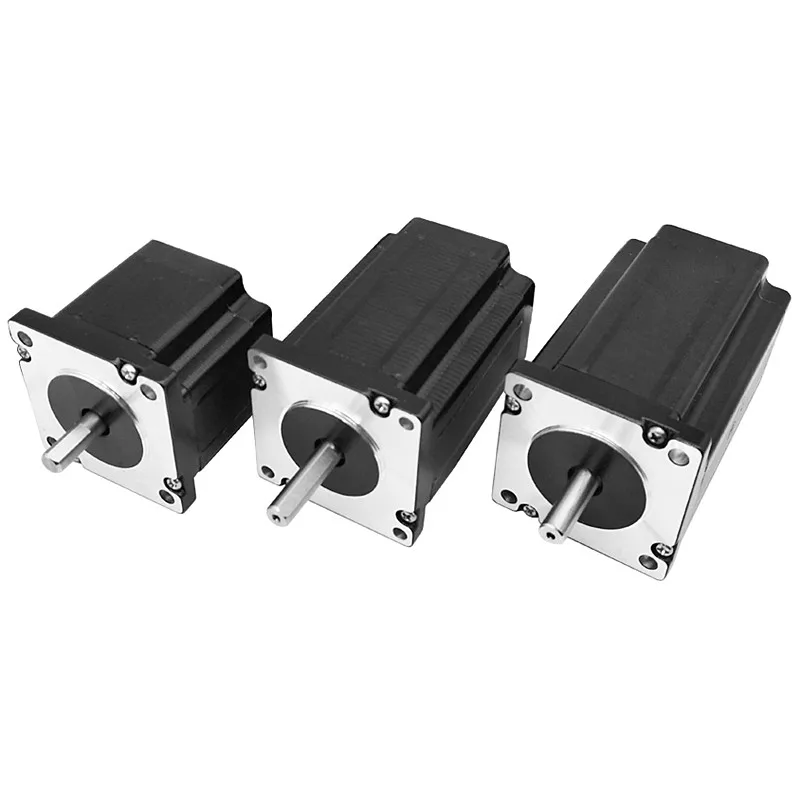 3D 프린터용 DC 오픈 루프 모터, CNC 조각 밀링 머신용, NEMA23 스텝퍼 모터, 57x112mm, 3A 4 리드 3N.m, 2 상, 425Oz-in