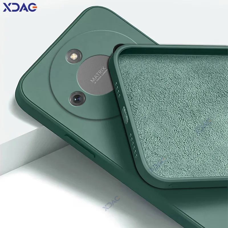 Luxury Candy Cellphone Cases with Camera Protection - Soft Fashion Square Liquid Silicone Armor Coque