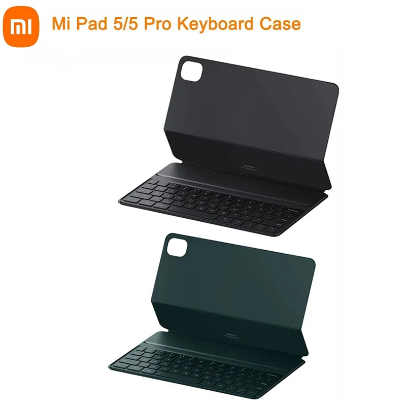  QYiiD Funda de teclado táctil con mouse para Xiaomi Mi Pad 5  Pro de 12.4 pulgadas, funda con teclado folio con teclado inalámbrico  desmontable magnéticamente para Mi Pad 5 Pro de