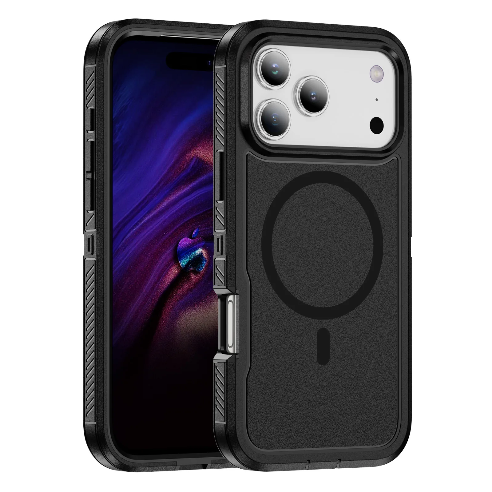 Rugged Heavy Duty Anti-Slip GripArmor Case with Magnetic Charging Compatibility