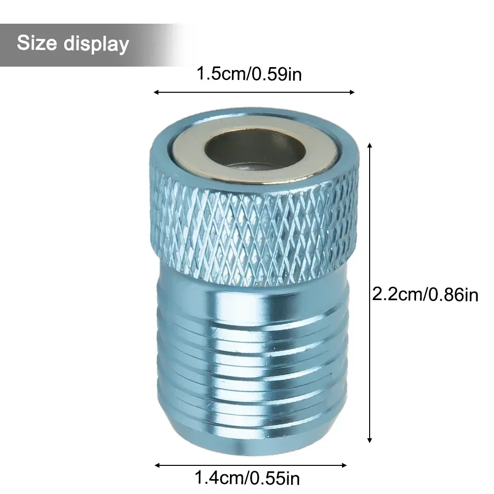 Screwdriver Bit Magnetizer Ring 1pc 22mm For 6.35mm Drill Bit Magnet Powerful Ring Screwdriver Bits Holder High Quality