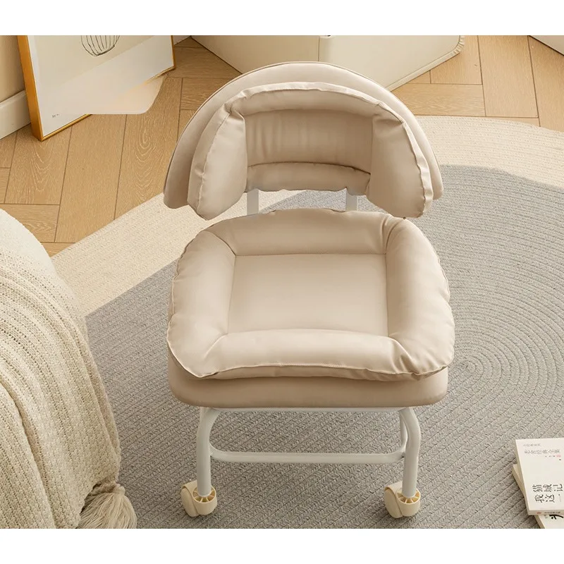 Small stool, small chair, household backrest with baby artifact, children's stool, beautiful seam pulley, small round sto