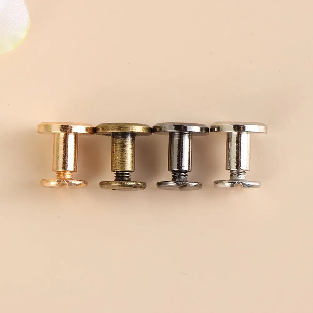 10sets Crafts DIY decoration nail Leather Craft Garment Brass screw Cloth  Button Nail Rivets