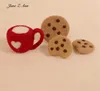 Wool felt biscuit milk bottle milk tea cup newborn photography theme modeling props studio shooting accessories 3