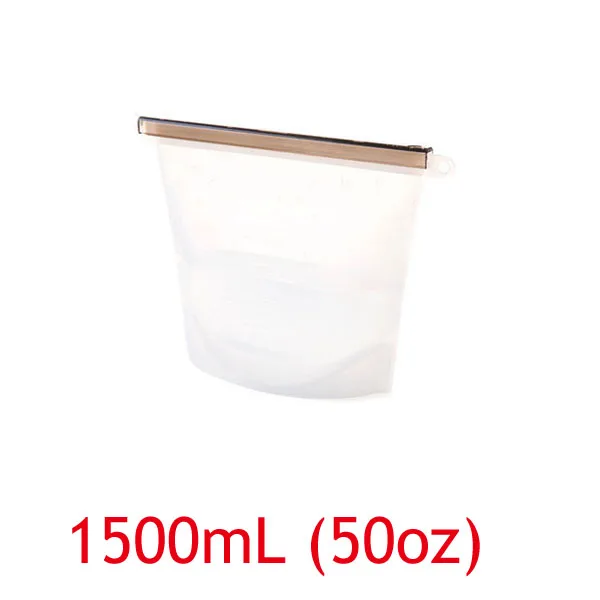 Reusable Silicone Food Preservation Bag - BPA Free, Sealable & Freezer Safe