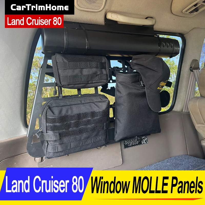 For Toyota Land Cruiser 80 Series Accessories storage panel LC80 car rear trunk debris rack