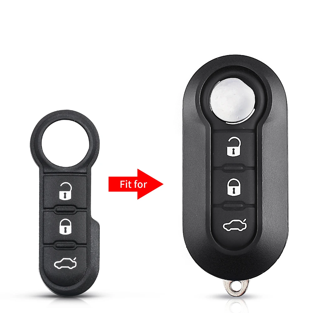 Tasti chiave telecomando per Fiat 500 Panda Abarth Punto Ducato Stilo per Citroen per Peugeot - Sda69faa92e3c4da69afa7d254030baaeU