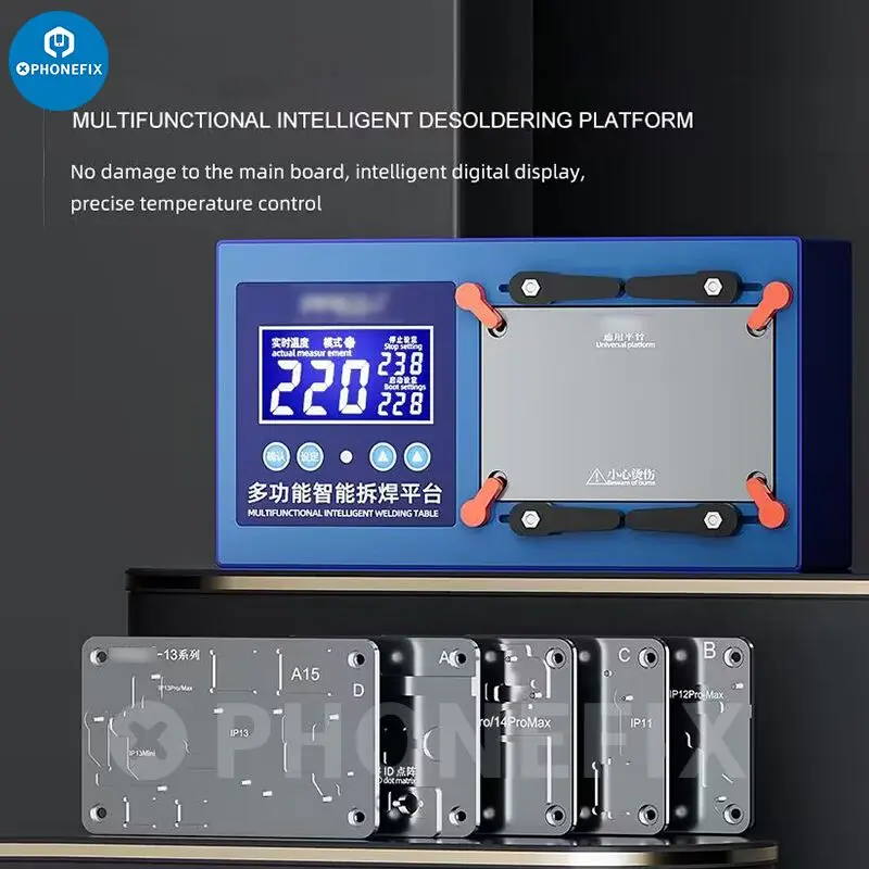 Ppd120Es Piattaforma Di Preriscaldamento Con Display Intelligente Per Iphone 11/12/13/14 Cpu Face Id Dot Matrix Dispositivo Dissaldante Per La Rimozio