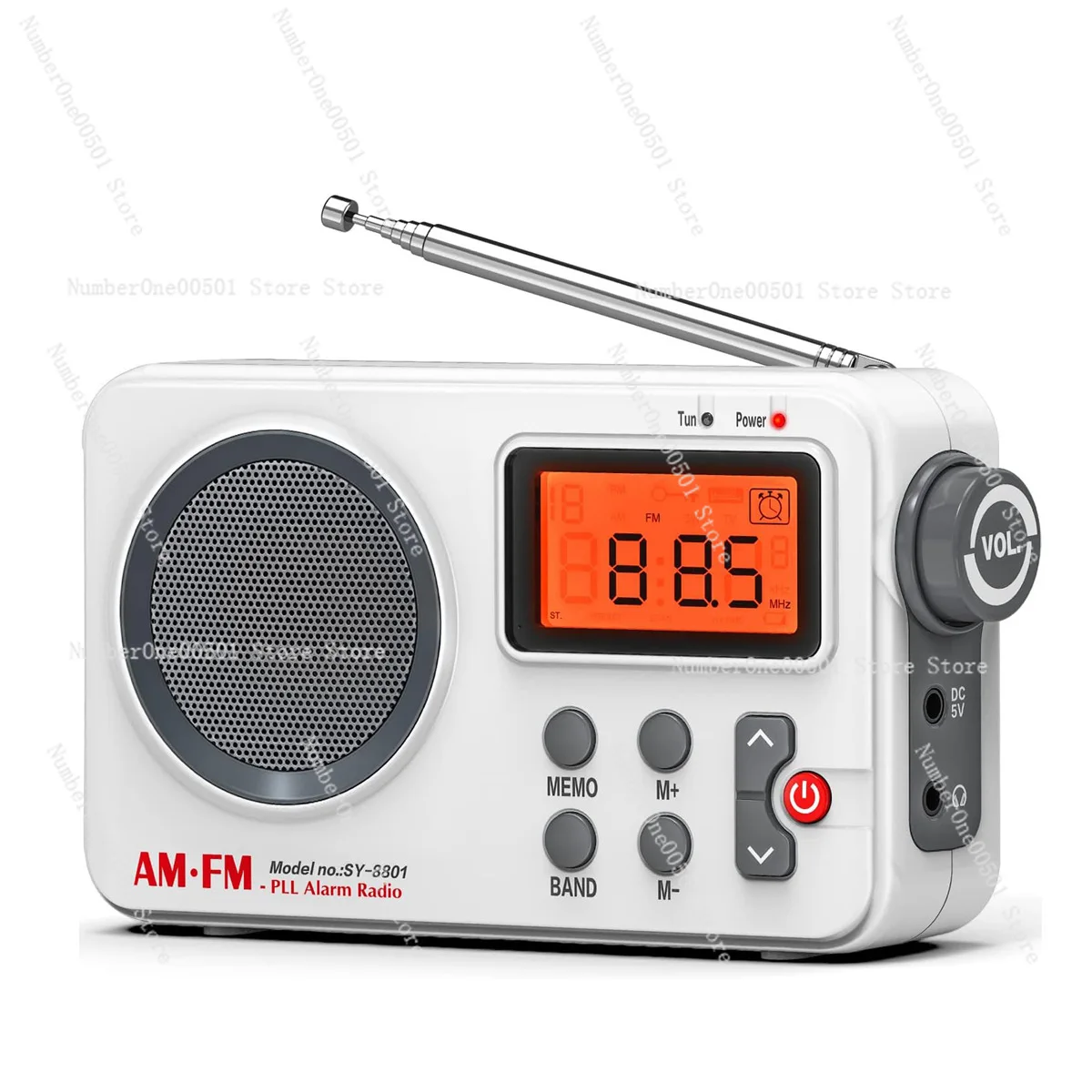 AM/FM High Fidelity Radio Portable Digital Tuning Receiver for Elderly ...