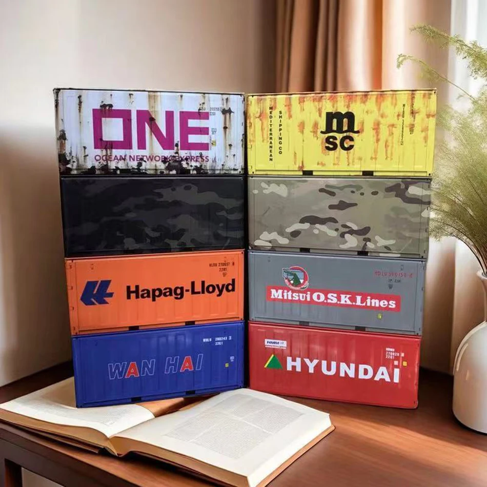 Mini Iron Storage Box Creative Decoration Collect Small Items Miniature Storage Display Box Desktop Mini Container Model Gifts