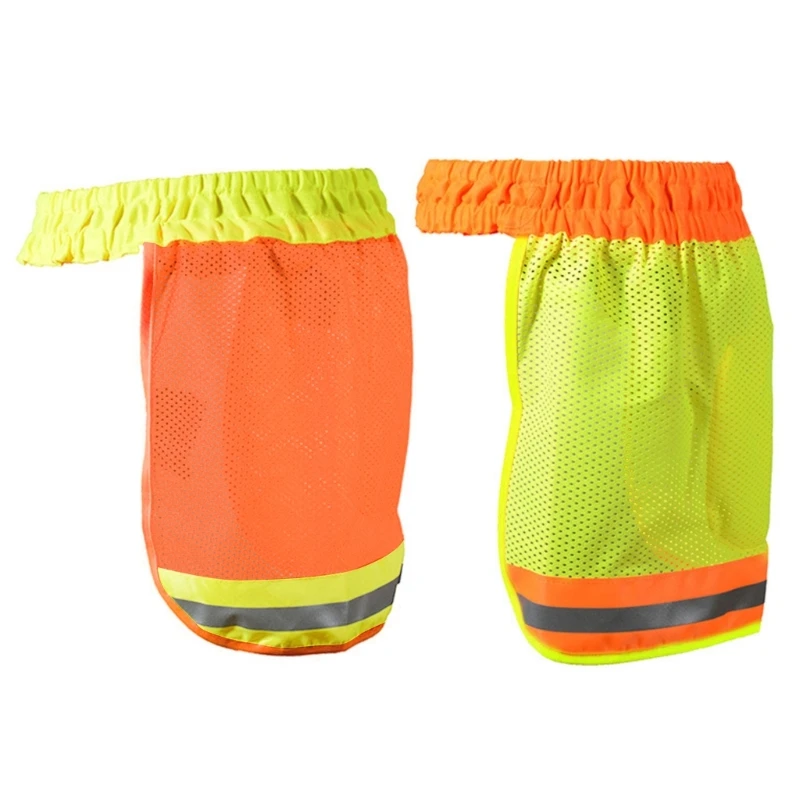 

for Sun Shade Mesh Neck Shield with Secure Fit Elastic Band Fits Standard Brim Safety Helmets for Construction