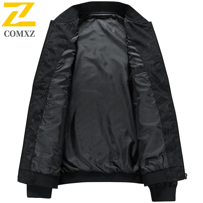Men's Slim-Fit Spring Jacket Windproof Waterproof Lightweight Stand Collar Casual Outdoor Coat Breathable Quilted Puffer Style