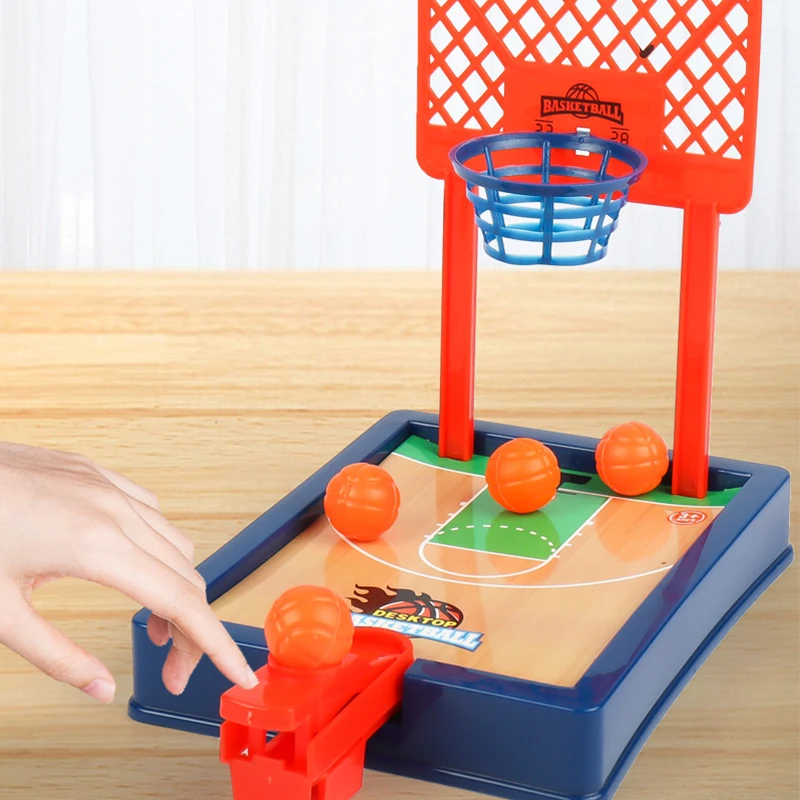 

5 Colors Summer Desktop Board Game Basketball Finger Mini Shooting Machine Party Table Interactive Sport Games For Kids Adults