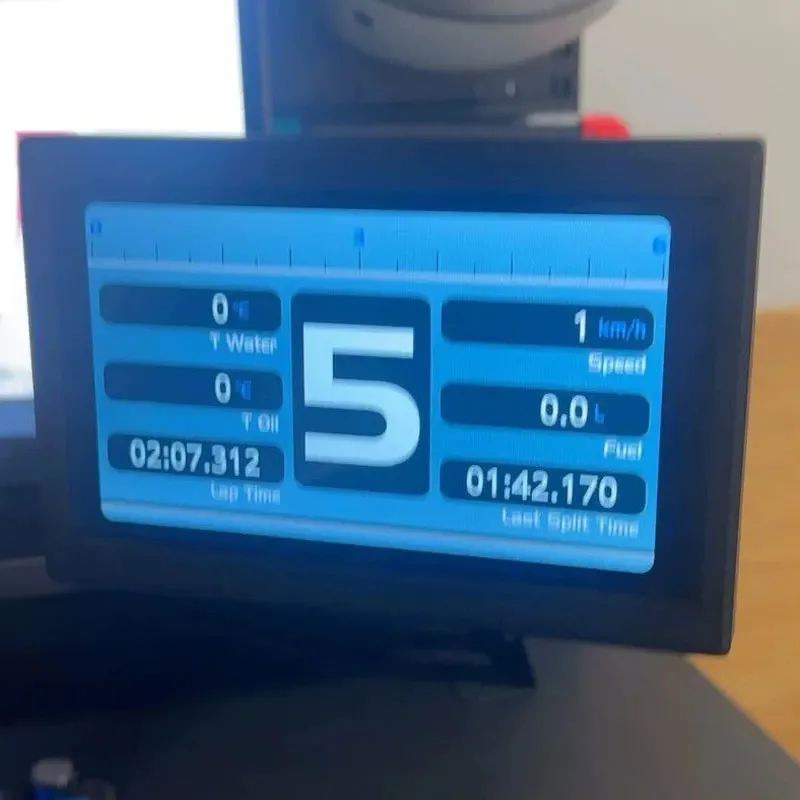 Simplayer Sim Racing Dashboard Dash Display Simulator USB 7-Zoll großer ...