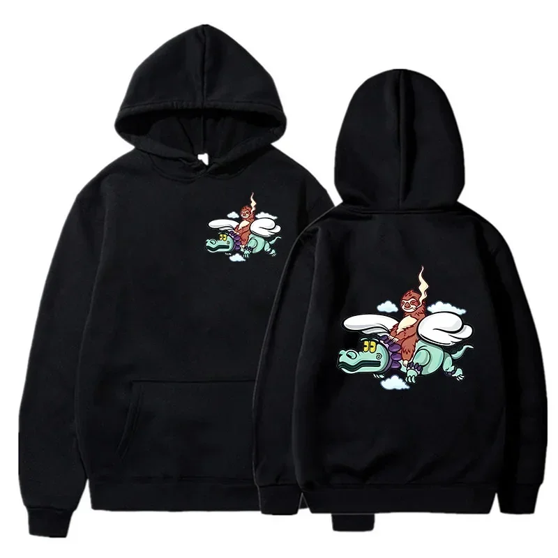 

Natanael - Men's and Women's Hooded Sweatshirt, hip-hop style men's sweater, printed design, oversized, fashionable