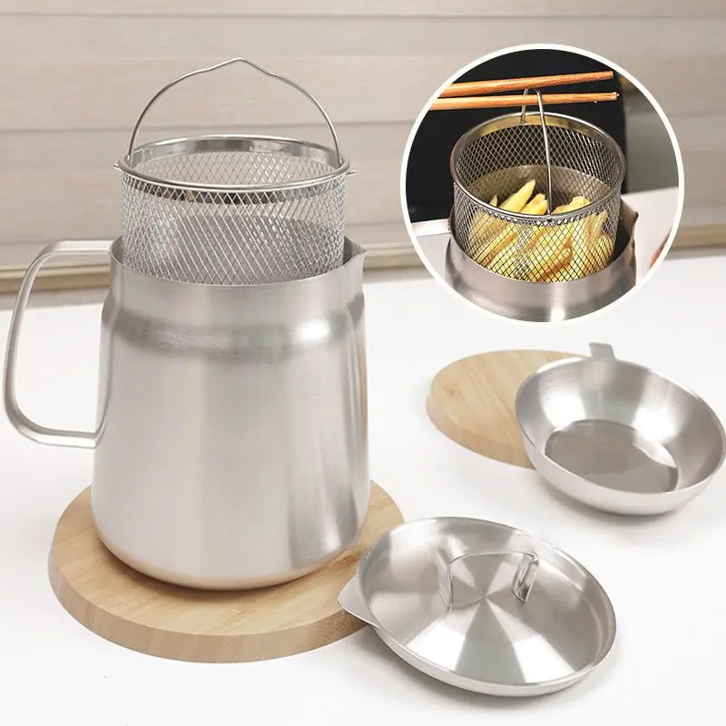 

Multi-Function Large Capacity Stainless Steel Oil Filter Container