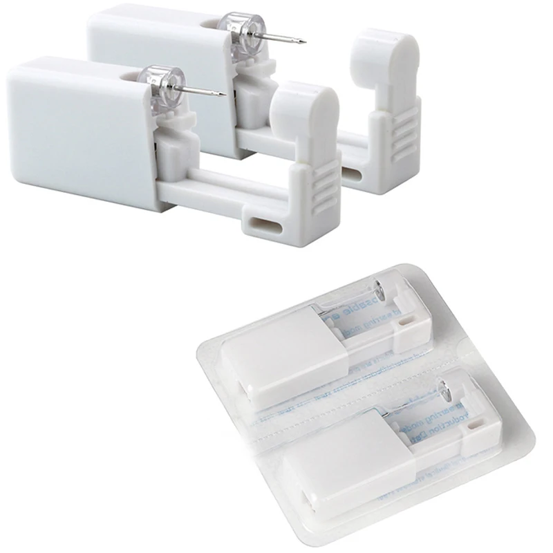 Ear Piercing Gun Disposable Disinfect Safety Earring Piercer Kit Studs Nose Ring Piercing Machine Body Jewelry Tool 17 Colors