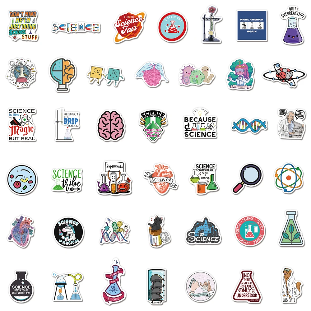 50PCS Medical Science Nurse Stickers Waterproof Vinyl Sticker for Water  Bottles Laptop Luggage Cup Computer Mobile Phone