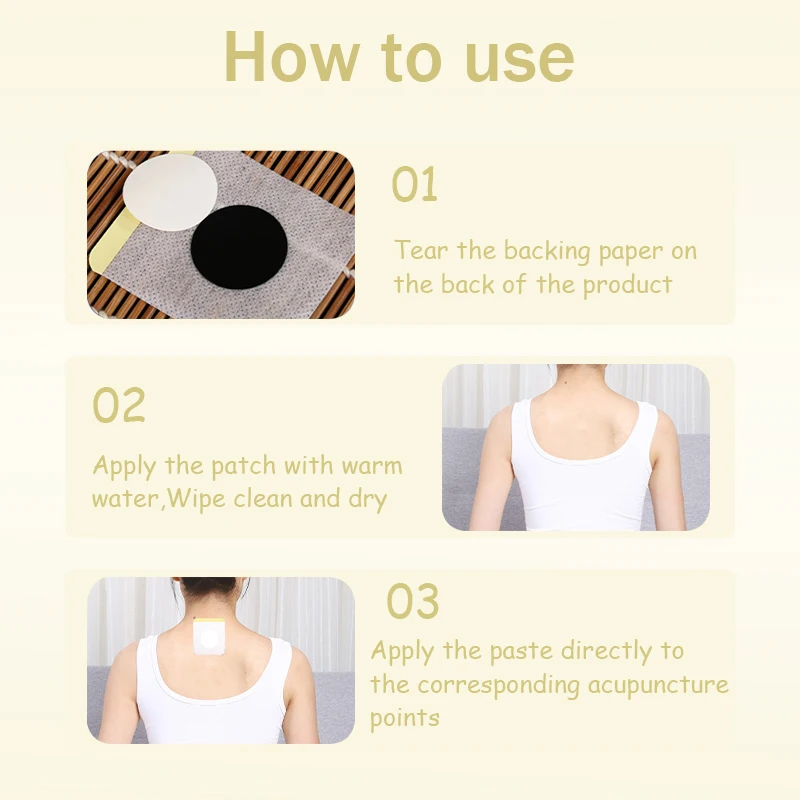 60/24PCS Body Shaping Patches Fast Burning Fat Lymphatic Improve Stomach Belly Slimming Stickers for Female Male Reduce Swelling