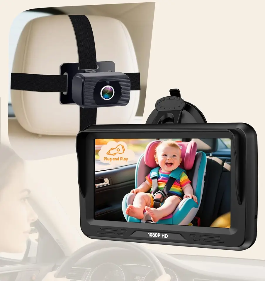 HD 1080P Baby Car Camera with Night Vision