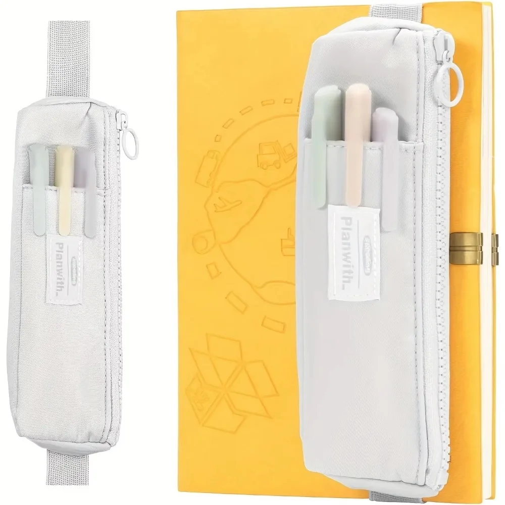 Astuccio Creativo di Grande Capacità, Borsa Morbida e Resistente con Cinghie, Porta Matite per Forniture Scolastiche