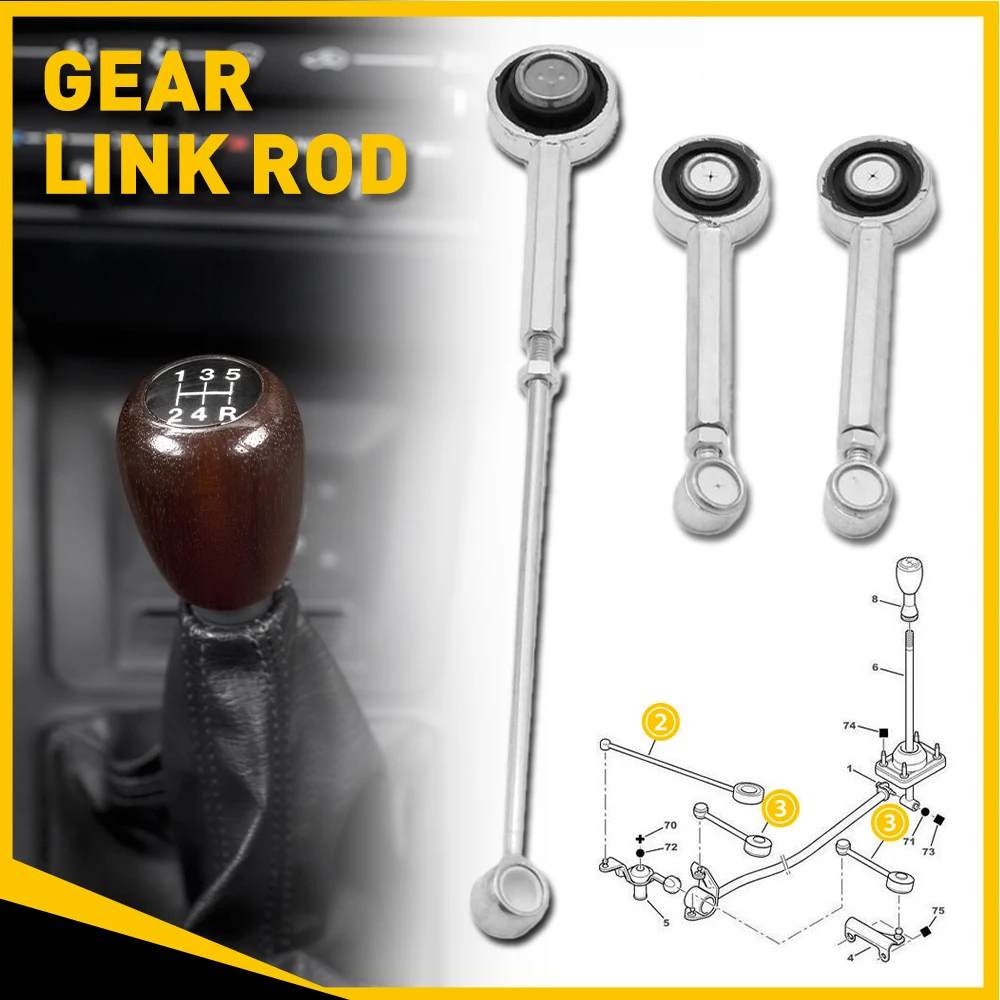 Gear Link Linkage Rods Kit 245281 For Citroen Berlingo Xsara Peugeot 306 Partner Transmission Gear Selector Lever Linkage Rod