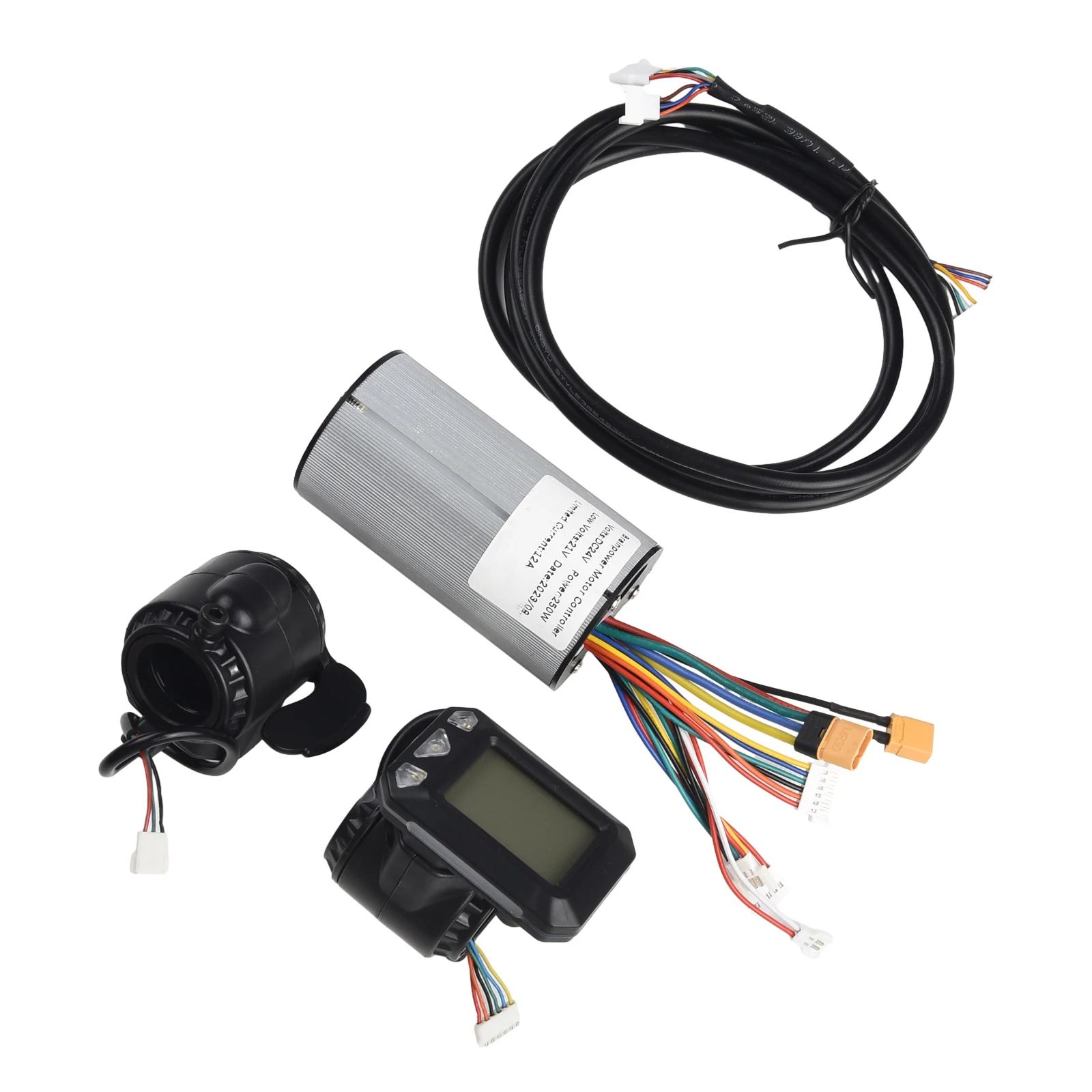 Upgraded Electric Scooter Controller Kit LCD Monitor EABS Brake 24V/36V 250W Aluminum Alloy Control System Folding Scooters Part