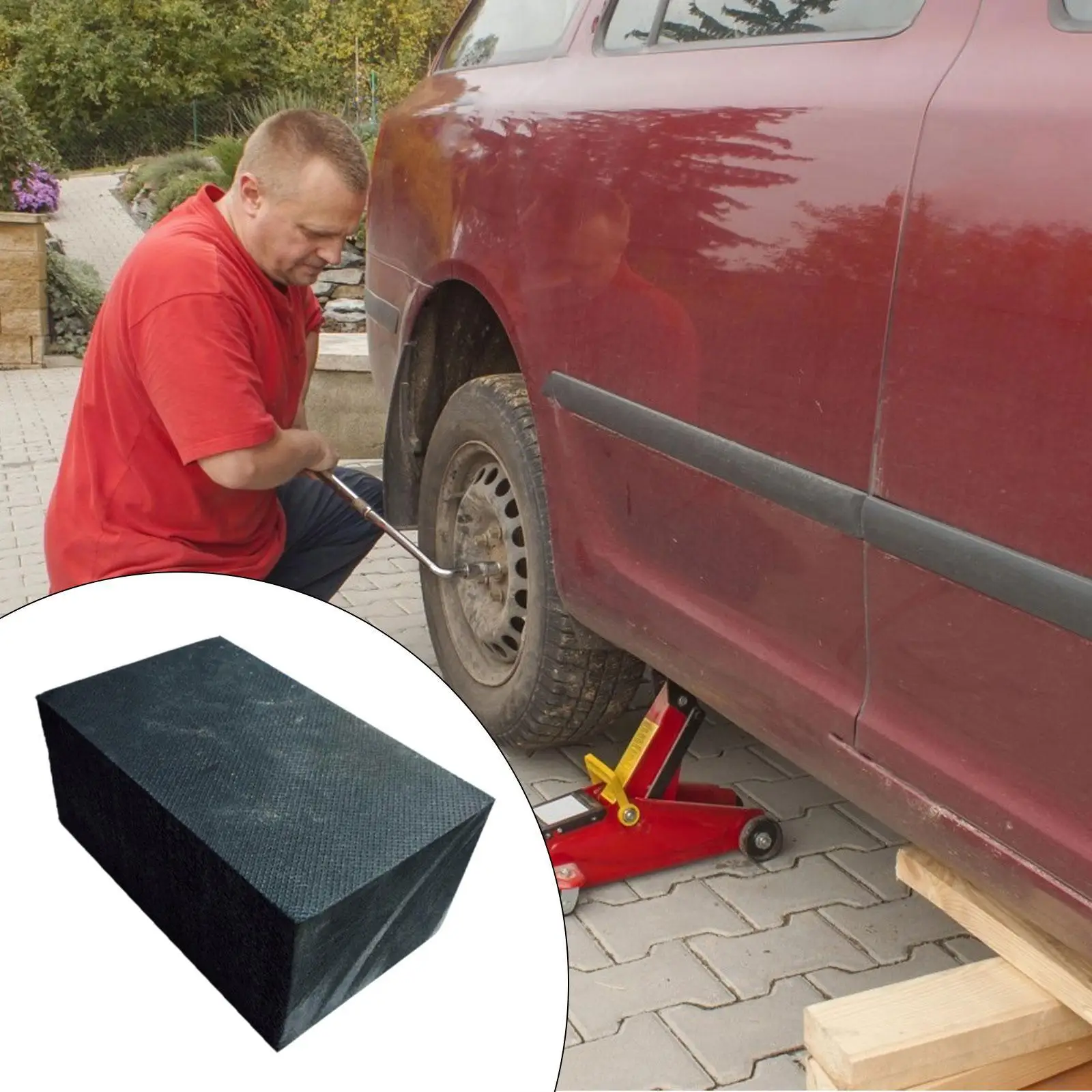 Lift Arm Pads Thick Foam Block Car Lift Accessories Sturdy Rubber Pad for Auto Shop Frame Rail Support