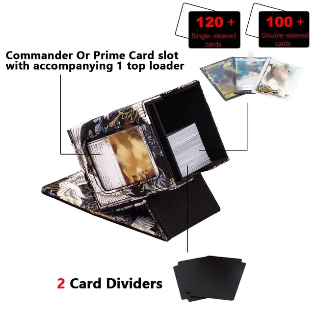 100+ Trading Card Deck Box Holder Commander Card Carrying Organiser Case MTG TCG Board Games Collectible Card Cases Gifts 3