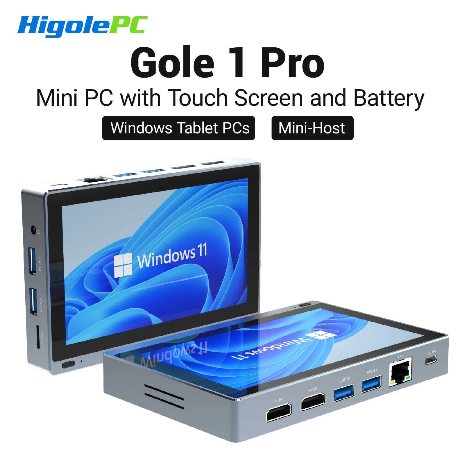 Higole Gole 1 Pro 5.5 Mini PC Intel J4105 8GB 128GB Windows 11