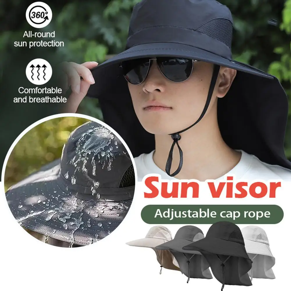 Sun Hats Fisherman Hat Fishing Hats Summer Men Outdoor Sun Protection Anti Splashing Women Sun Shading Anti Ultraviolet Outdoor Cap Unisex